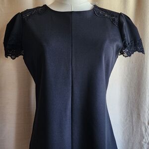 NWT Ann Taylor (sm) Black Business Casual Blouse